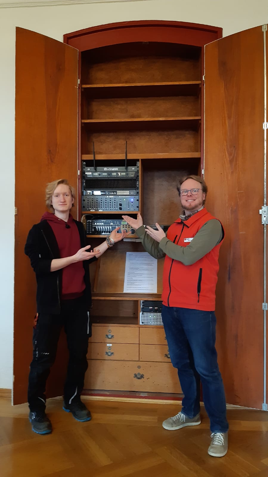 Die neue Anlage wird präsentiert