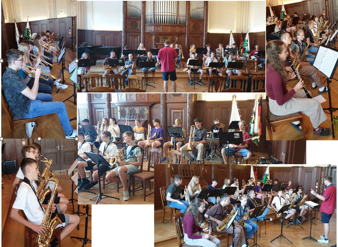 Eindrücke während einer Orchesterprobe