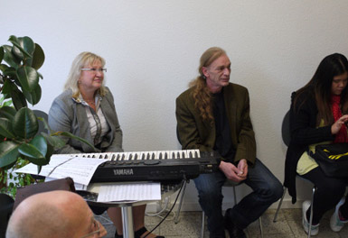 Klavierlehrerin Liudmila Zeitler, Gitarrenlehrer Tom Schmidt